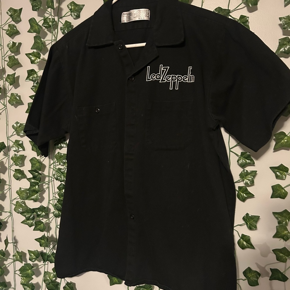 Led Zeppelin Vintage 2003 Y2K Button Down Shirt